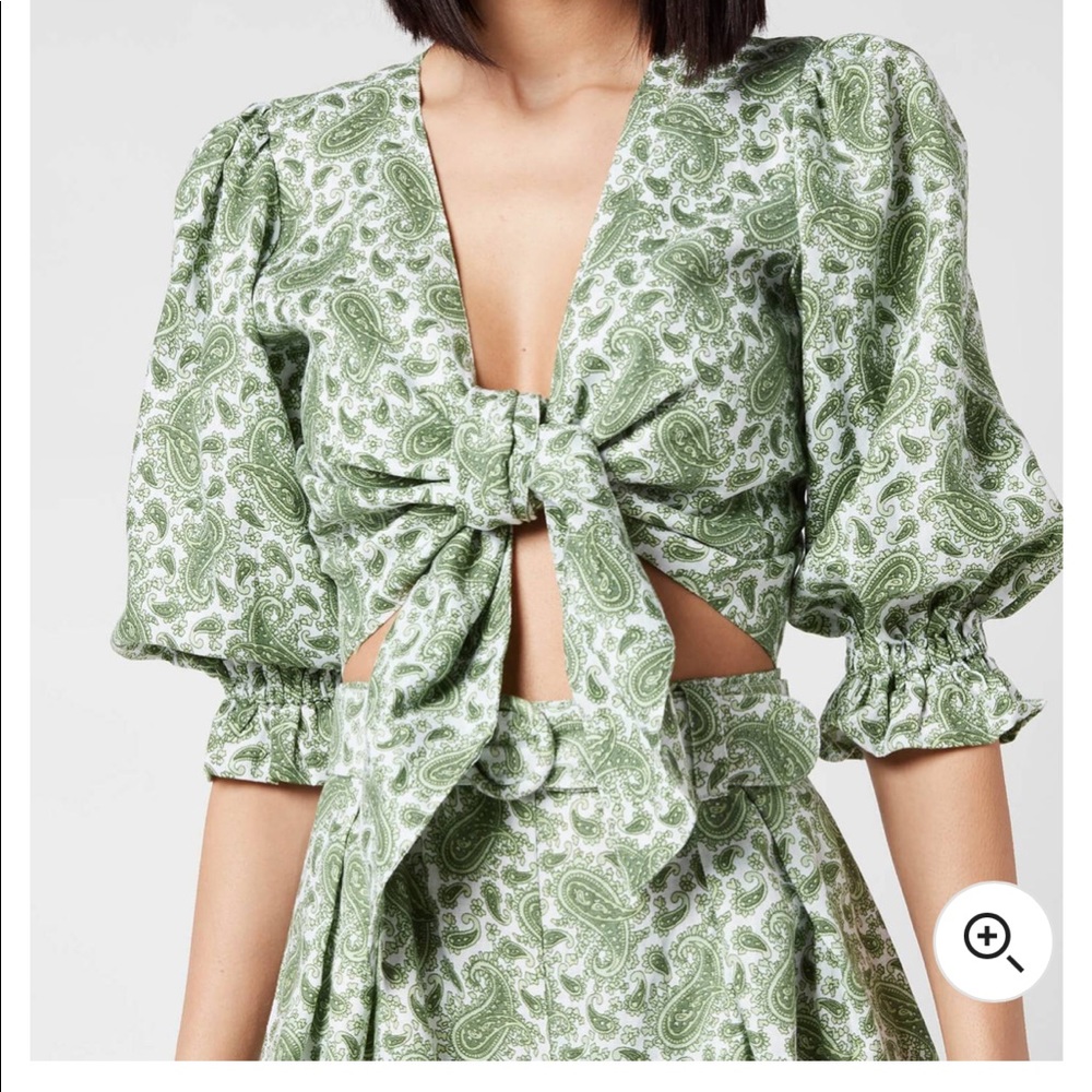 Faithfull the Brand jacinta paisley linen top